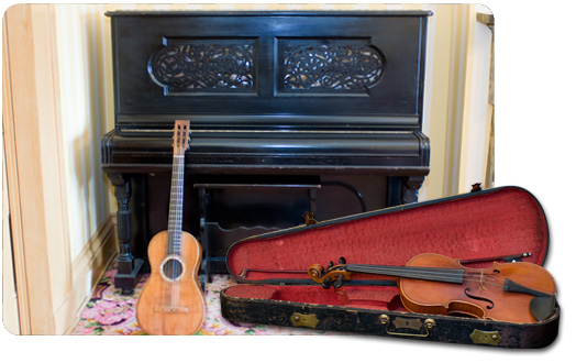 Violin, Guitar, Piano